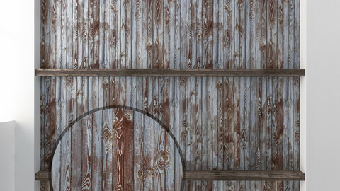 Wooden ceiling with beams 11