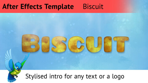 After Effects Template “Biscuit“ (cookie)
