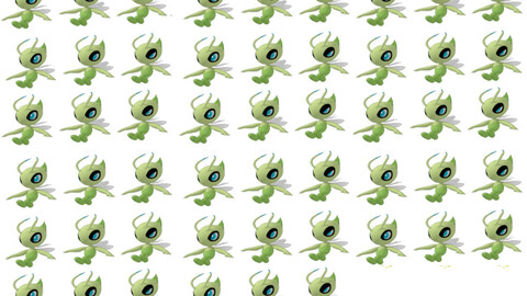 Celebi sprite for rpg maker MV/MZ
