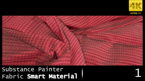Substance Painter Fabric Smart Material /4K High Quality / 1