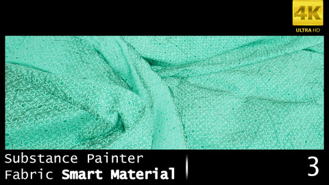 Substance Painter Fabric Smart Material /4K High Quality / 3