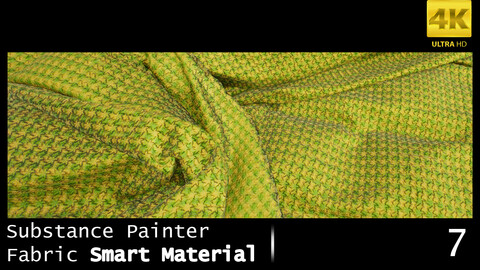 Substance Painter Fabric Smart Material /4K High Quality / 7