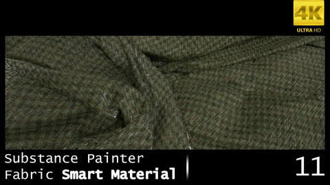 Substance Painter Fabric Smart Material /4K High Quality / 11