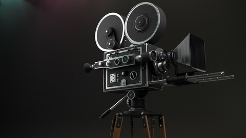 camera classic 3d model