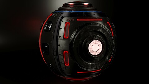 Scifi Drone 3d model