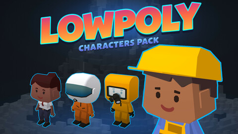 Lowpoly characters pack