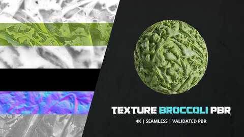 Textures Food Broccoli 4k Pbr - 16bit - 011