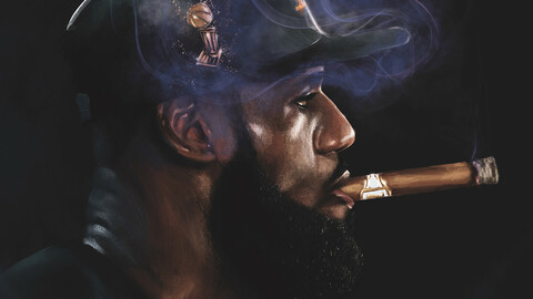 Portrait LeBron James