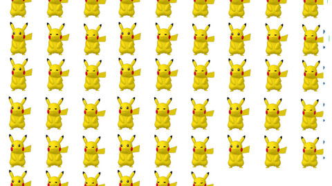 Pikachu HQ BATTLER FOR RPG MAKER MV / MZ ASSETS