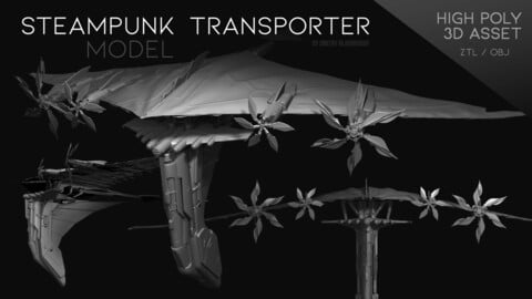 "Steampunk Transporter" model
