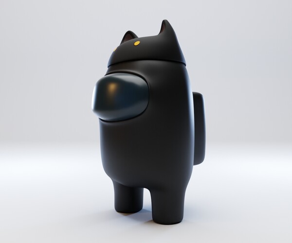 Cat Head Hat Character 