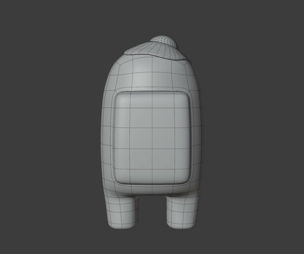 ArtStation Among Us Egg Hat Character Game Assets