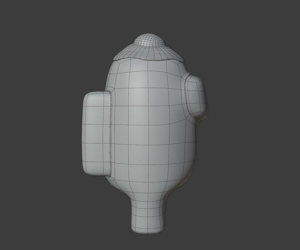 ArtStation Among Us Egg Hat Character Game Assets