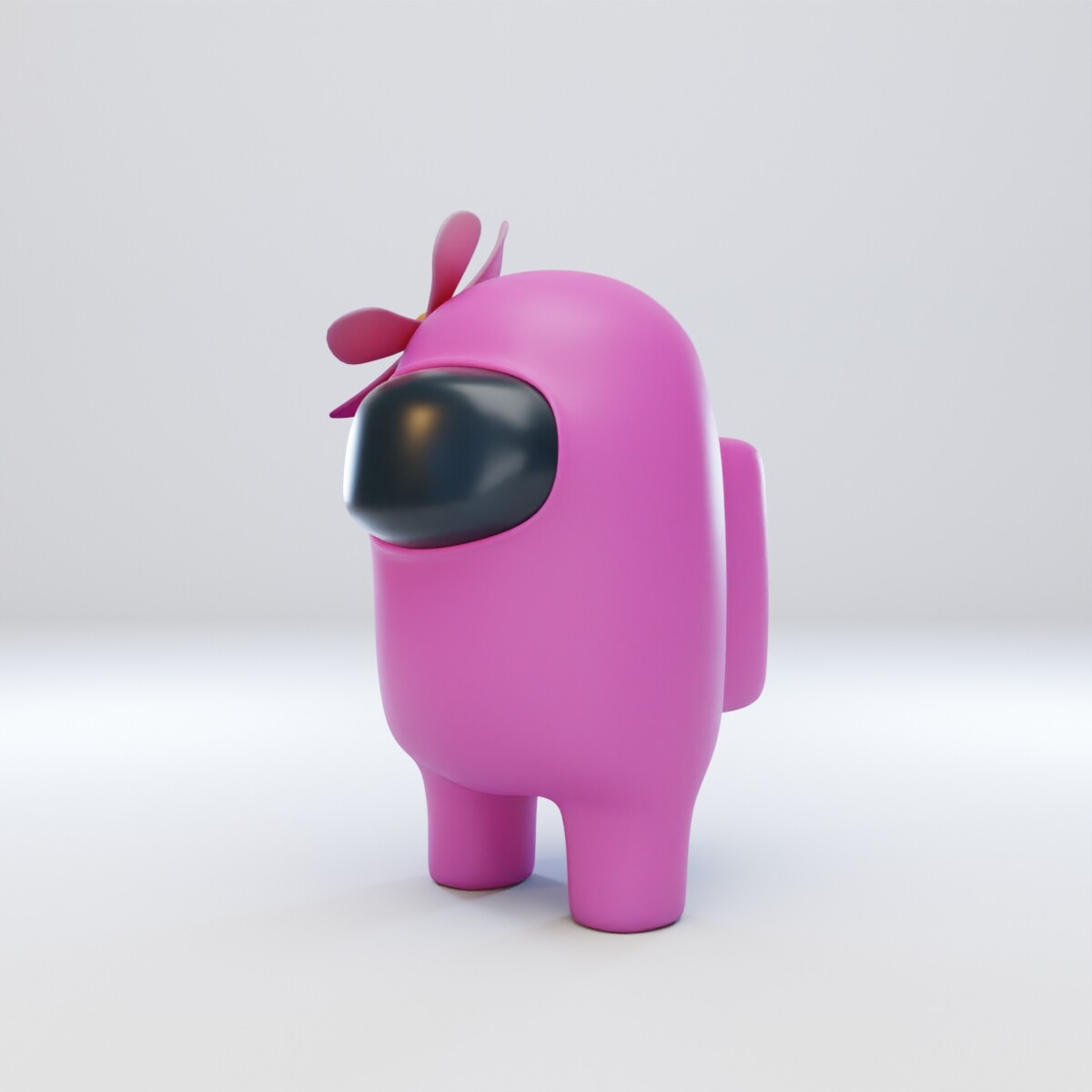 Among Us Purple Character In Flower Hat Cursor Custom vrogue.co