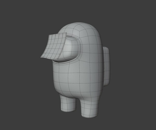 ArtStation Among Us Dum Sticky Note Character Resources