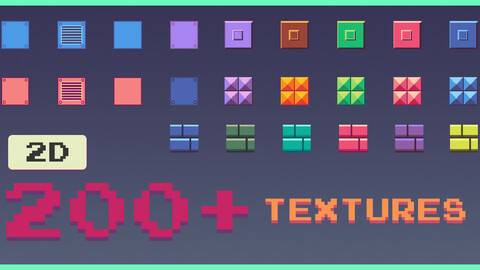 200+ Pixel Textures