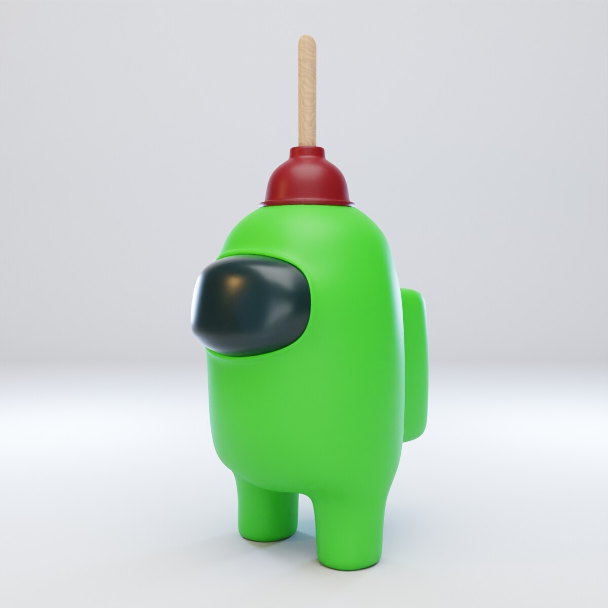 ArtStation Among Us Plunger Character Resources