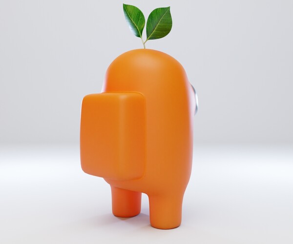 ArtStation Among Us Plant Hat Character Resources