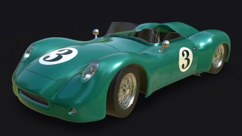 Vintage Racing Car PBR
