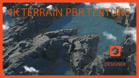 Rock Ground Crag Terrain Landscape Land Cliff Material PBR Texture