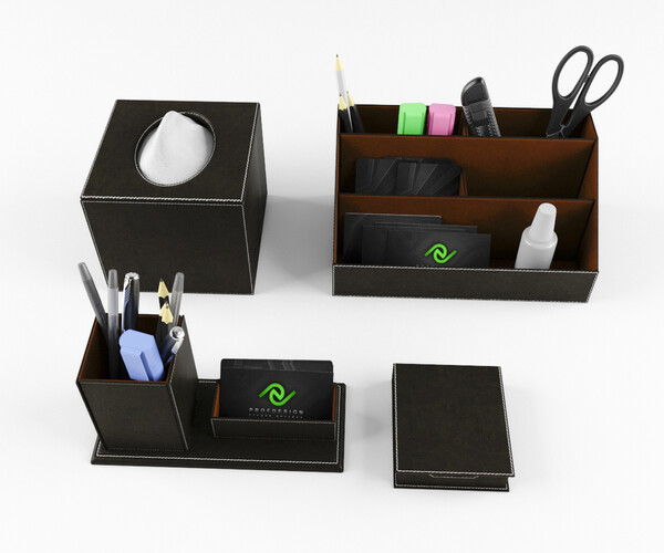 ArtStation Stationery set on the Desk. Resources