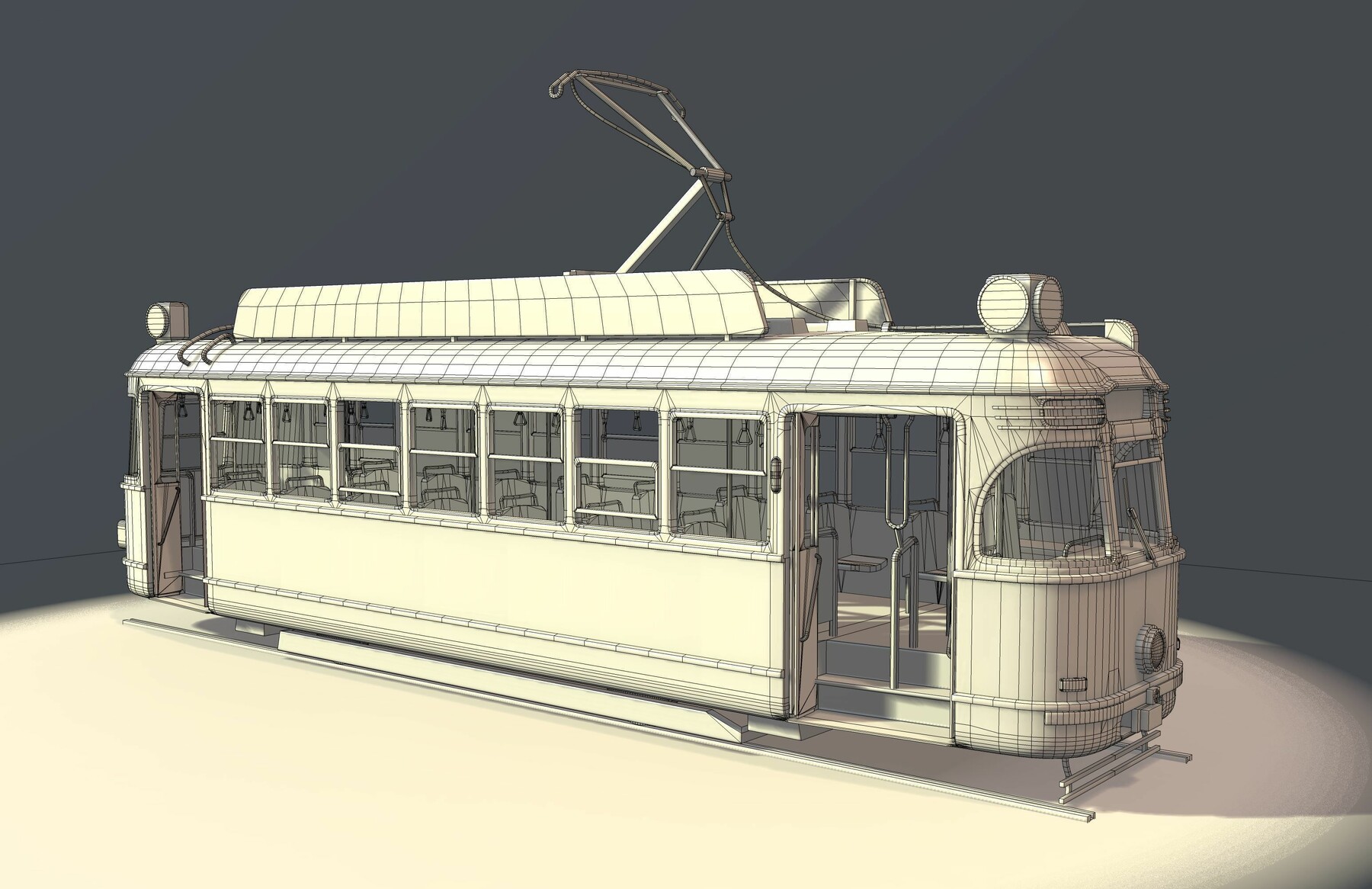 ArtStation - tram Stylized | Game Assets