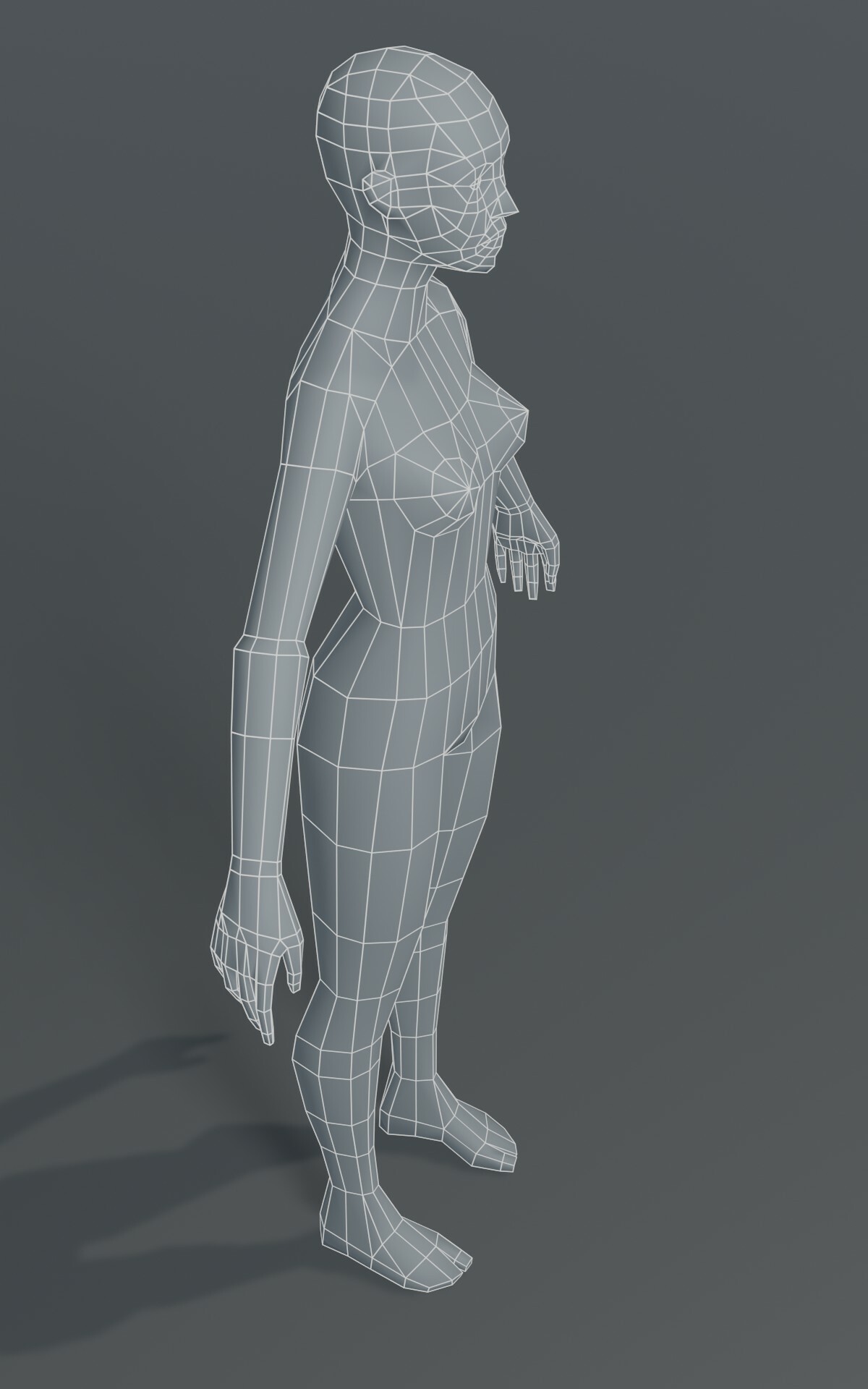 Artstation Female Body Base Mesh 3d Model Ab6