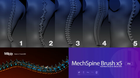 MechSpine Brush x5