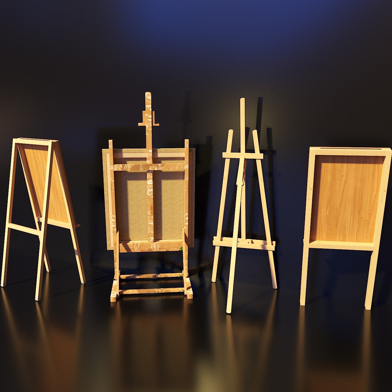 Artstation Artist Studio Easels Set 190 03 Resources