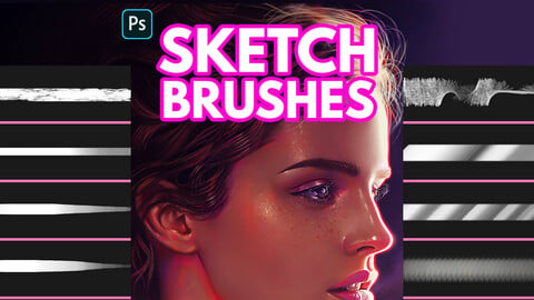 Sketch Brushes for Photoshop