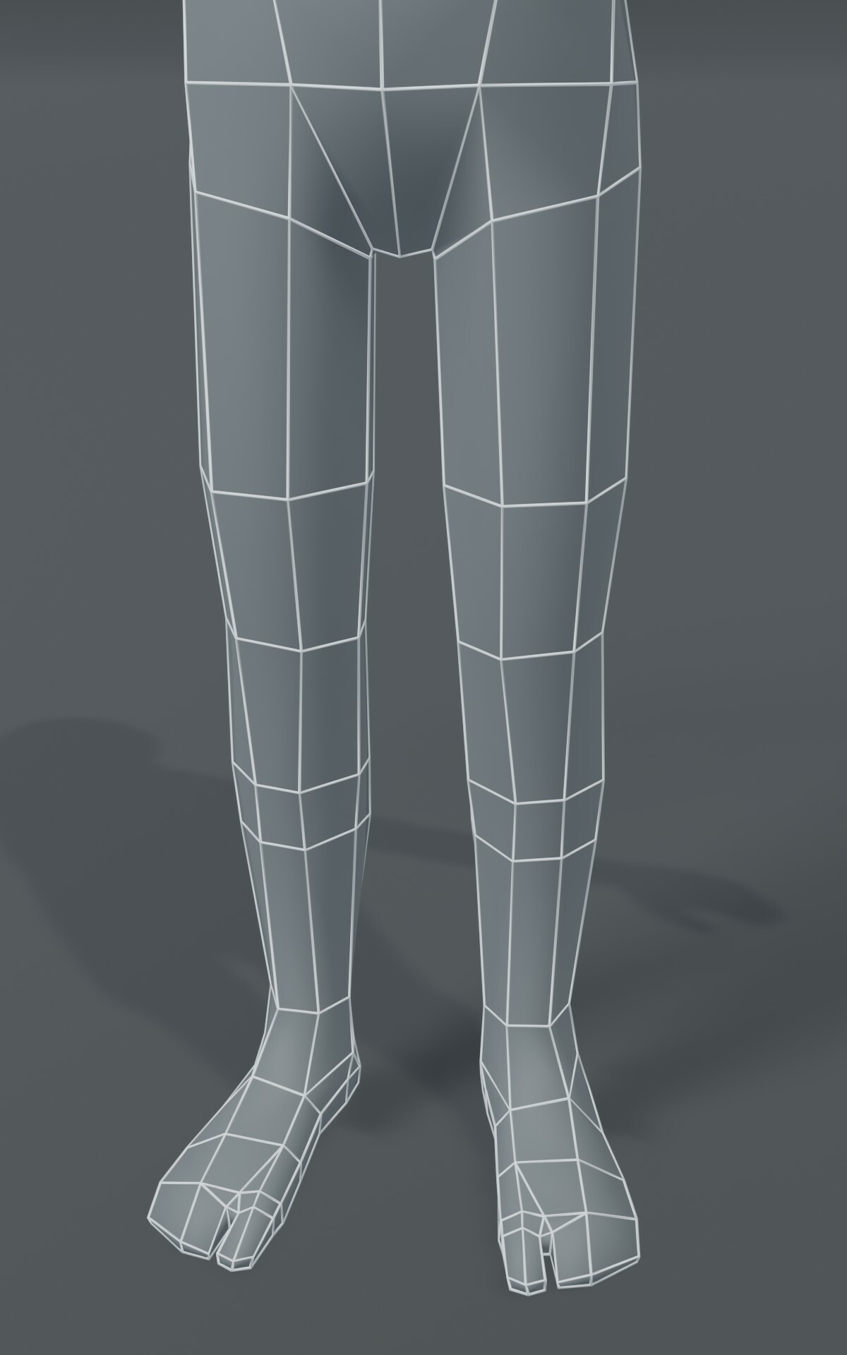 ArtStation - Boy Kid Body Base Mesh 3D Model 1000 Polygons | Game Assets