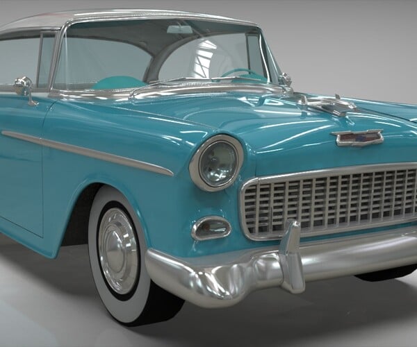 ArtStation - Chevy Belair Coupe 1955 Blender | Game Assets