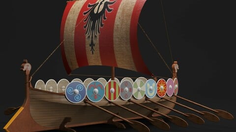 Viking boat D01