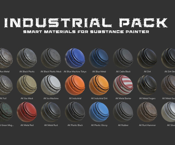 ArtStation - Industrial Smart Materials Pack | Game Assets