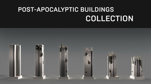 Post-Apocalyptic Background Buildings