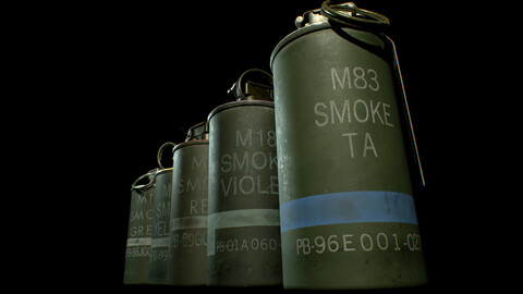 M18 and M83 Smoke Grenades