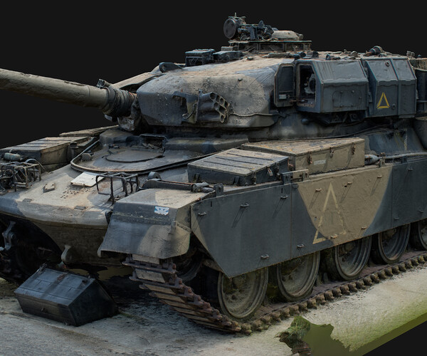 ArtStation - Chieftain Tank Scan. | Resources