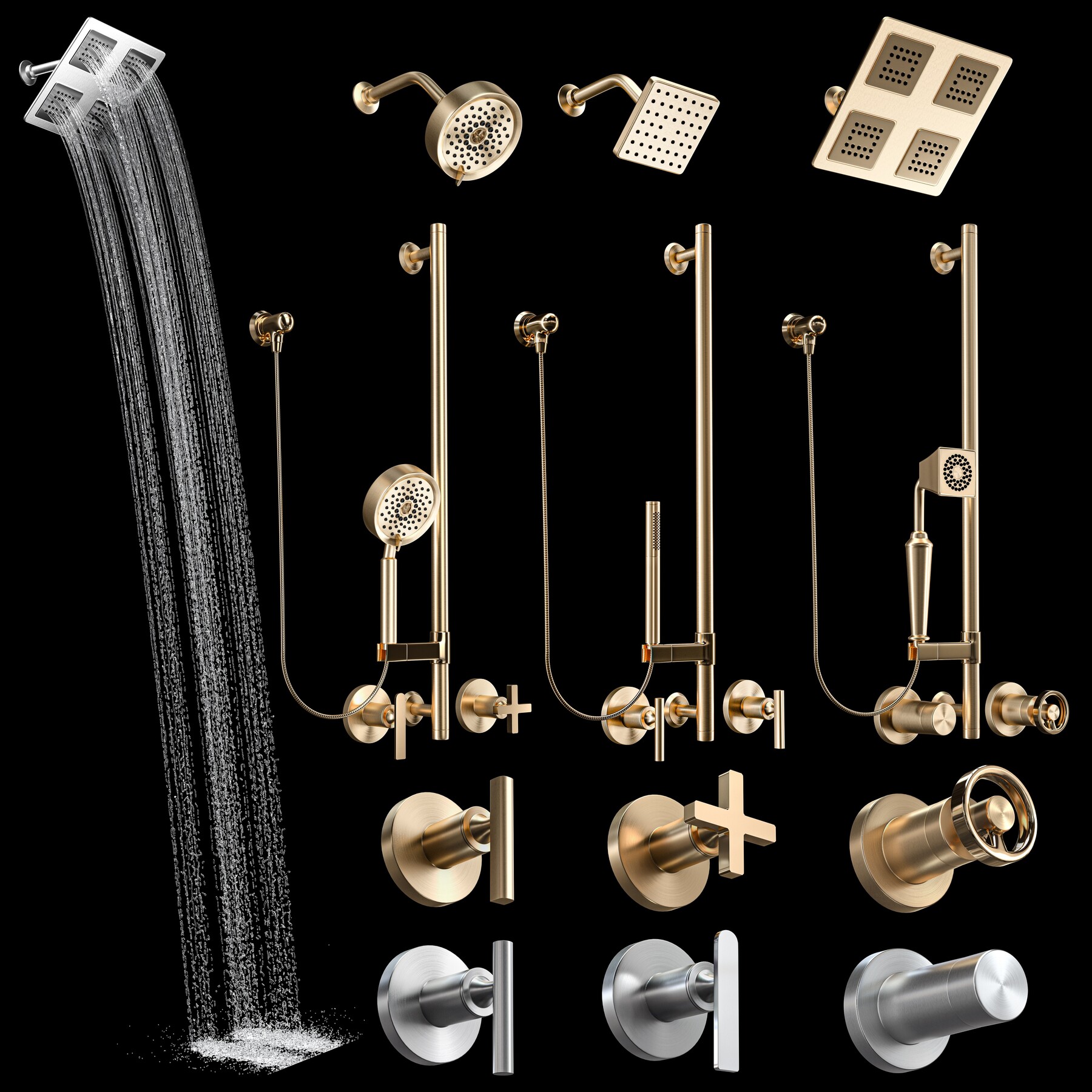 ArtStation - kohler shower set | Resources