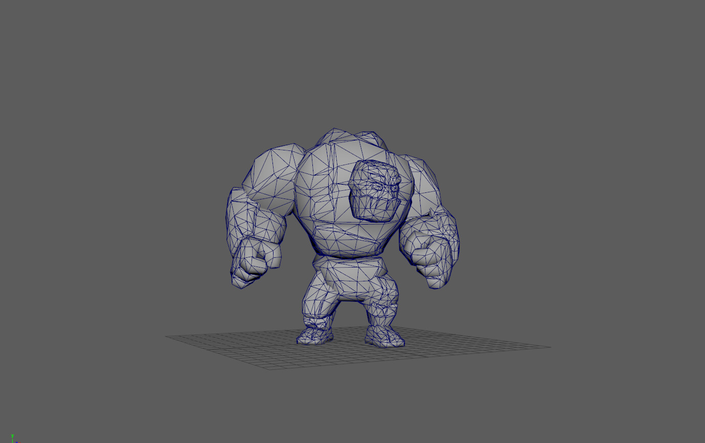 Artstation - Golem Animated Chatacter 