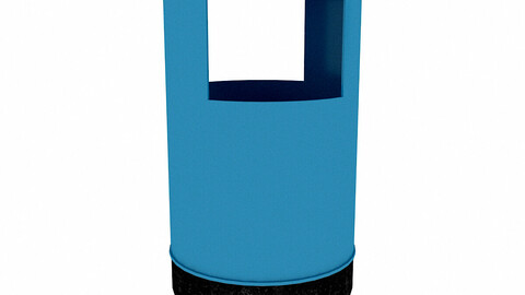 modern trash can model
