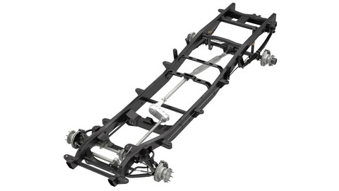 DUALLY PICKUP TRUCK CHASSIS 4WD IFS