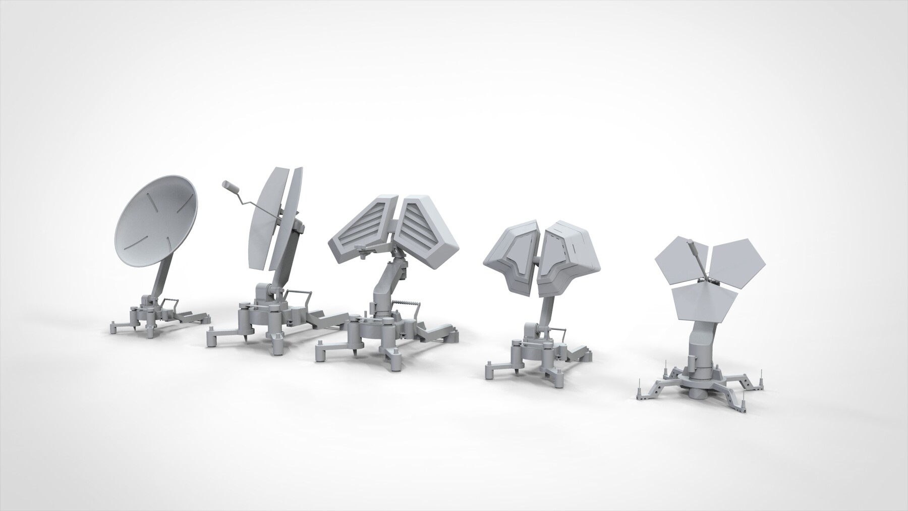 ArtStation scifi antenna collection Resources