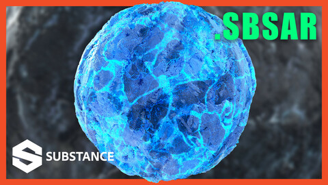 Snow Winter Ice Glacier Material PBR SBSAR