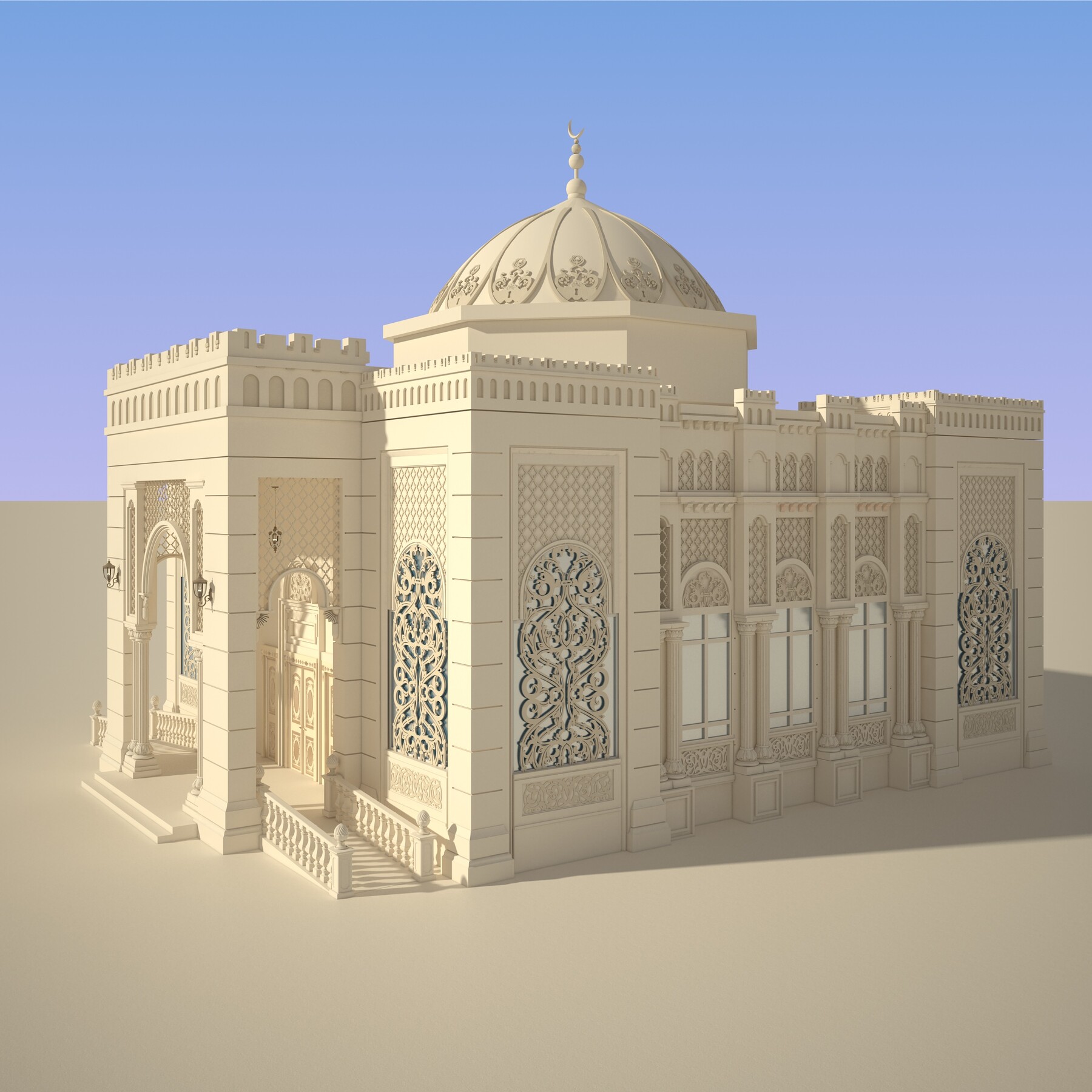 ArtStation - 3D Mosque model | Resources