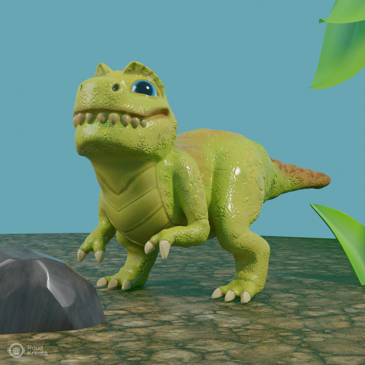 ArtStation - T-rex Game Animation