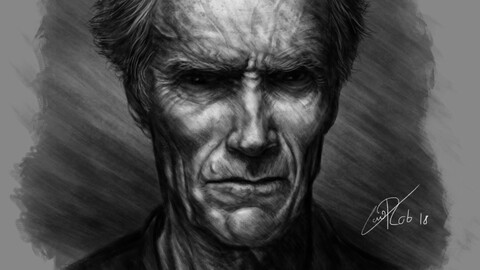 Clint Eastwood by Caio ROB