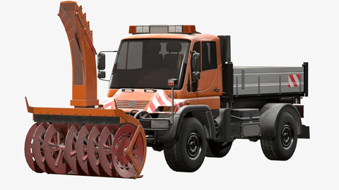 Snow Plow Truck MB Unimog U500