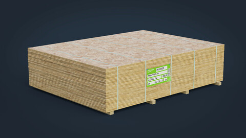 Pallet Plywood GameReady + LODs