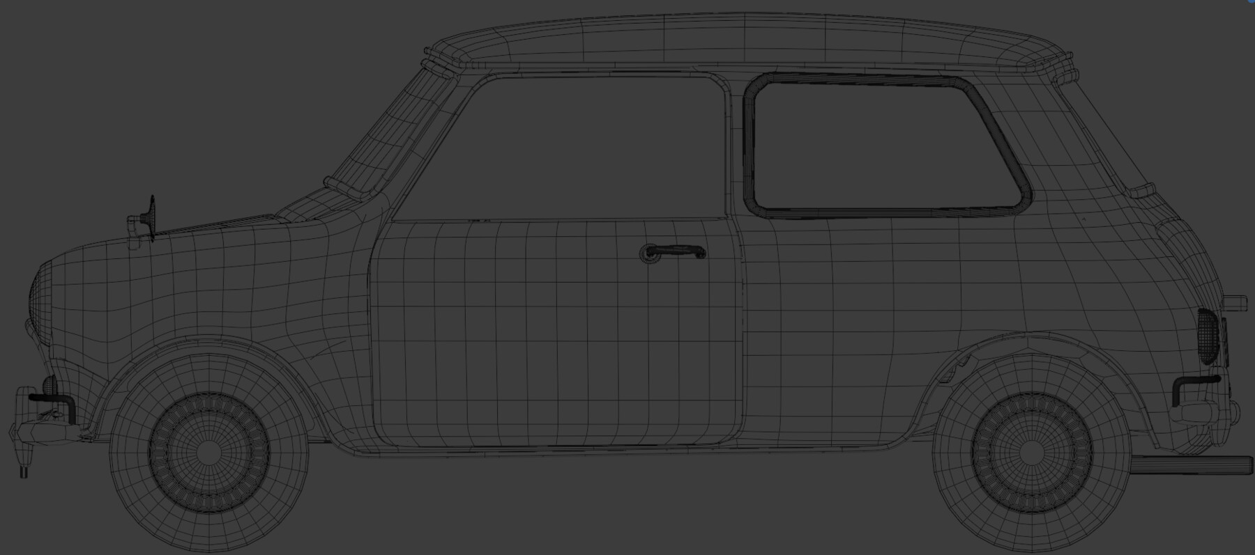 ArtStation Mr. Bean's Car 3d Model Resources