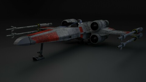 Star Wars X-wing fighter